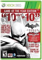 Batman arkham city edicao jogo do ano x box 360 - mídia original