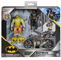 Batman Batbike com killer e Croc e bonecos do Batman 10 cm Batman Batbike com killer e Croc e bonecos do Batman 10 cm