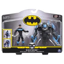 Batman - figura de luxo 10 cm com armadura nightwing