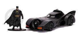 Batmóvel Filme 1989 Michael Keaton Com figura Batman 1/32 Jada