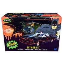 Batmóvel Snap 1966 1/25 Polor Lights 965 Com Batman E Robin - Kit para montar