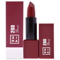 Batom 3INA 280 Vermelho Escuro Brilhante para Mulheres 3,2 ml