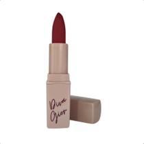 Batom Bala Matte Diva Gior Marsala 3,5g Vegano Elegante e de Longa Duração