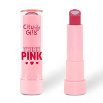 Batom balm think pink city girls