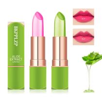 Batom BKPPLZP - 2 unidades - Aloe Vera com mudança mágica de cor Batom BKPPLZP - 2 unidades - Aloe Vera com mudança mágica de cor