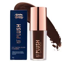 Batom, Blush e Sombra 3x1 Bruna Tavares Bt Plush Coffee 6g Bps13b