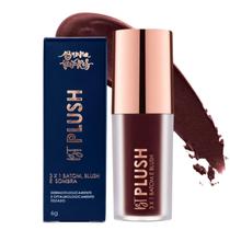Batom, Blush e Sombra 3x1 Bruna Tavares Bt Plush Espresso 6g Bps12b