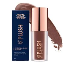 Batom, Blush e Sombra 3x1 Bruna Tavares Bt Plush Mocha 6g Bps06b
