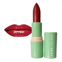 Batom Brilho e Sabor Cereja Gostinho de Fruta Shine Colors Abelha Rainha 3,7g REF 6661