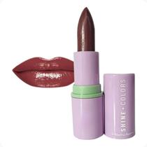 Batom Brilho e Sabor Cravo e Canela Gostinho de Frutas Shine Colors Abelha Rainha 3,7g REF 6662