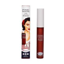 Batom Brilho Labial TheBalm Purseworthy Saddle - Brilho Colorido e Cintilante