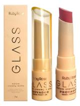 Batom creamy matte gl01 glass hbf5671 rubyrose