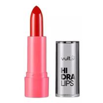 Batom Cremoso Hidra Lips Vermelho Puro Vegano Vult - 3,6g