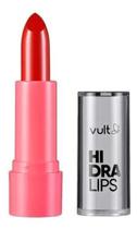 Batom Cremoso Hidra Lips Vermelho Puro Vegano Vult 3,6g