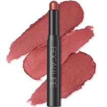 Batom de Sombra Cremosa FOCALLURE FLAME - Brilho e Matte para Mulheres