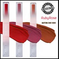 Batom Duo Kiss LipsTick Ruby Rose HBL6203