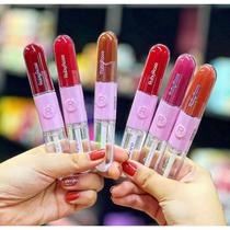 Batom duo líquido + gloss ruby rose