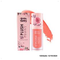 Batom E Blush Bruna 2x1 Tavares Bt Plush Peony Sunset 6g Val.10/24
