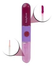 Batom e gloss liquido duo ld11 hbf56911 rubyrose