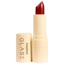 Batom em bala glass velvety ruby rose acabamento aveludado bg04