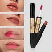 Batom Eudora Duo Glam Micro Plump 1,8g Volume, Hidratação e Brilho