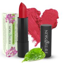 Batom Fifth & Skin BOTANICAL BERRY RED Vegan Organic USA