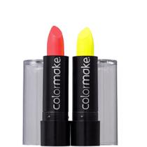 Batom Fluorescente Vermelho e Amarelo - Color Make