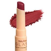 Batom glass creamy matte ruby rose vitamina e karité