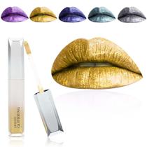 Batom Kilshye Glitter Matte Liquid D- Gold 5 para mulheres