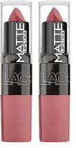 Batom L.A. COLORS Matte Tender 30 ml (pacote com 2)