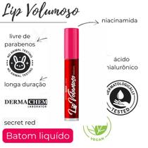 Batom Lip Volumoso Magic Grape Hidratação Intensa Dermachem