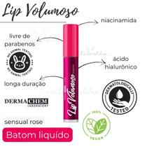 Batom Lip Volumoso Magic Grape Hidratação Intensa Dermachem