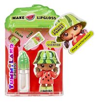 Batom Lipgloss Yummiland Doll Maya Watermelon - Kit DIY para Crianças a partir de 4 Anos