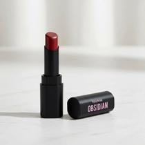 Batom Lipstick Bala Cream Satin Obsidian Ruby Rose HB7000