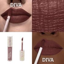 Batom Liquido Bitarra matte 4ml - DIVA - longa duração,textura ultra fina,anti-craquelamento,multiuso potencializando a finalização de sua make. Batom Liquido Bitarra matte 4ml - DIVA - longa duração,textura ultra fina,anti-craquelamento,multiuso potencializando a finalização de sua make.
