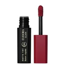 Batom Líquido Bordô Intenso Glam Matte Tint 1ml Eudora