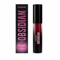 Batom Líquido Cremoso Crême Lip OBSIDIAN BY RUBY ROSE Batom Líquido Cremoso Crême Lip OBSIDIAN BY RUBY ROSE