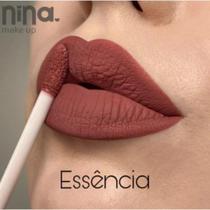 Batom Liquido Instant Lips Nina Makeup Efeito Matte Longa Duração Hidratante Alta Pigmentação