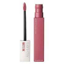 Batom Líquido Longa Duração Maybelline SuperStay Matte Ink 15 Lover, 5ml