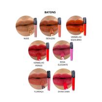 Batom Liquido Mate 20 VERMELHO EQUILIBRIO Biozenthi 4,5g