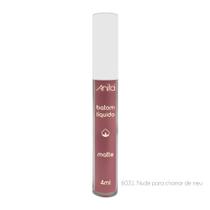 Batom Líquido Matte 6031 Nude Para Chamar De Meu 4ml Anita