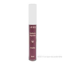Batom Líquido Matte 6033 A Cor Que Não Pode Faltar 4ml Anita