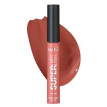 Batom Liquido Matte Castanho Natural Super Fix Alta Cobertura Labial 5ml Vult