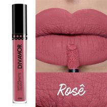 Batom Líquido Matte Divamor Rose