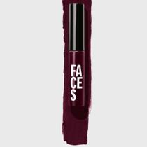 Batom Líquido Matte Faces Vinho Obsession Natura 3,5ml