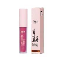 Batom Líquido Matte Instant Lips - Nina Makeup