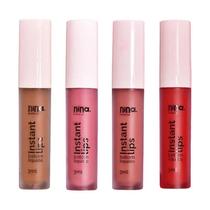 Batom Liquido Matte Instant Lips - Nina Makeup