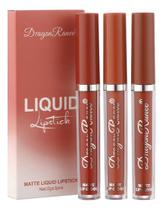 Batom Líquido Matte Lipstich Dragon Ranee 5g Kit 3 Unidades