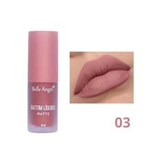 Batom Líquido Matte Tons Nude - Belle Angel