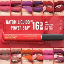 Batom líquido Power Stay 16 horas - Avon